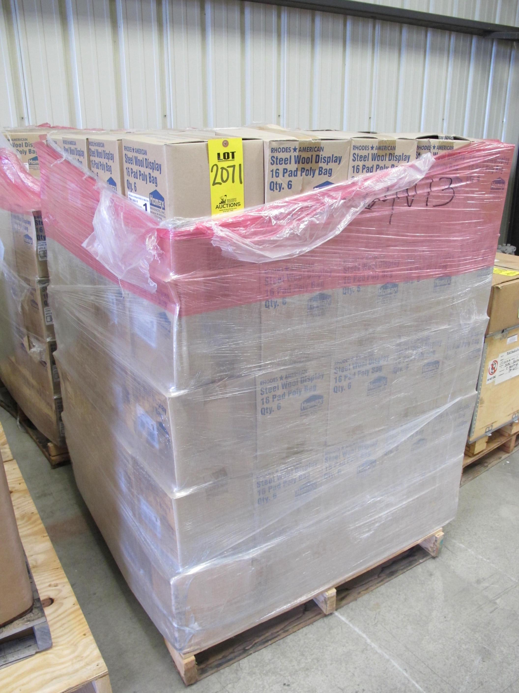 LOT WOOL, 1 GRADE, STL KIND. PAD (W-44) LOADING & HANDLING FEE $30-